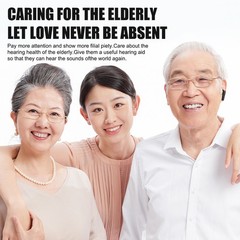 Rechargeable noise-cancelling Amplifiers in-Ear Hearing aids For the Seniors