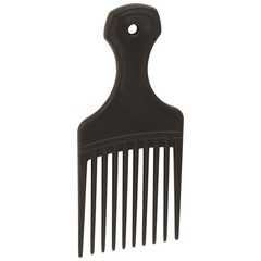 McKesson Black Polypropylene Mini Hair Pick 5.3 Inch 16-C567 144 per Box