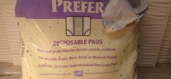 Vintage Plastic Adult Diapers 1990s Disposible Pads Salk Prefer Open Box PROP