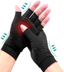 Copper Arthritis Compression Gloves Hand Support Joint Pain Relief USA 1 Pair