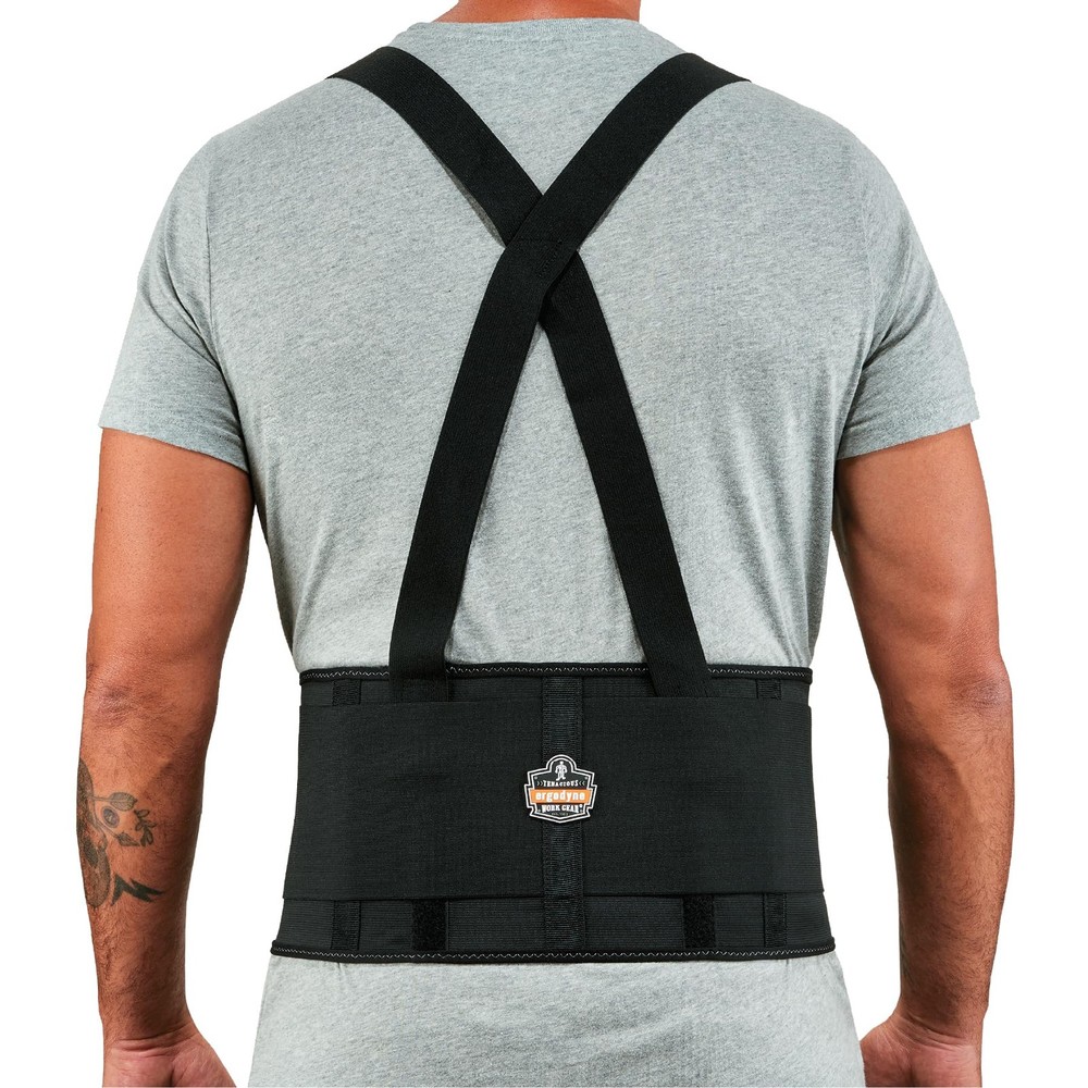 Ergodyne ProFlex 1650 Back Support Belt, 7.5″ 2X-Large (Pack of 1), Black