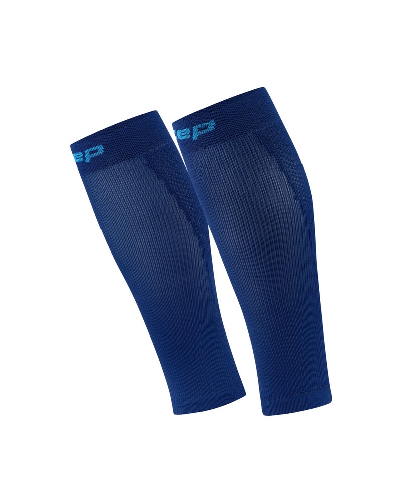 CEP Men’s Core Run Compression Sleeves 5.0, Running, Dark Blue, Multiple Sizes