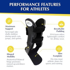Semi-Rigid Active Ankle Brace for Sports – Maximum Left Ankle – Left – XS