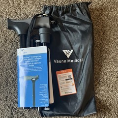 Vaunn Medical Easy Grip Height Adjustable Folding Cane