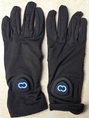 Copper Compression CopperVibe Vibration Heat Therapy Gloves Black New OPEN BOX