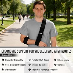 Shoulder Immobilizer for Elbow Injury – Adjustable Arm Strap%