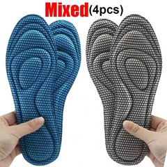 6 Pcs Memory Foam Orthopedic Insoles for Shoes Antibacterial Running Cushion