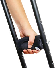 Underarm Crutches for Adults with Padded Handle (X2 Units, Size L), Height Adjus