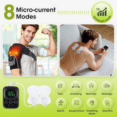 APP Control Heated Shoulder Massager Support Brace for Rotator Cuff Pain Relief