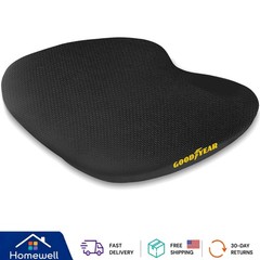Cooling Gel Memory Foam Car Seat Cushion for Pain Relief | Lightweight & Firm