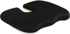 Compact Breathable Seat Cushion: U-Shape Design for Office, Car, and Gaming Use