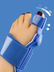2 x Orthopedic Toe Bunion Corrector Straightener Splint Support Flexible Strap