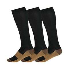 (6 Pairs) Compression Socks Hg Knee High Copper Mens / Womens S-XXL USA