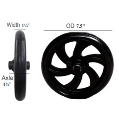 Wheels for Walker Rollator Medline Drive Wheel Replacement Indoor Outdoor New