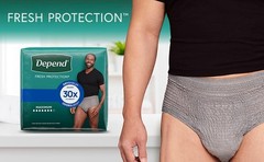 Depend Men Incontinence Underwear S/M/L/XL/XXL Max Absorbency