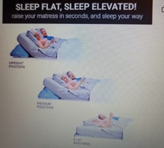 Contour Mattress Genie Adjystable Wedge System King reflux, surgery, snoring New