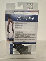 Truform Lites Ladies Sheer Knee Open Toe Highs 8-15 mmHg Beige QueenPL