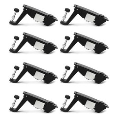8Pcs Compression Lock Zinc Alloy Flush Lever Adjustable Grip Range 0.042855