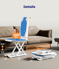 Maidesite Electric Chair Lift, Get up from Floor, Floor Lift for Elderly, Can Be