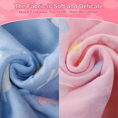 2x Washable Reusable Incontinence Bed Pads Soft Cute Cloud Pee Pads 19.7″x 27.5″