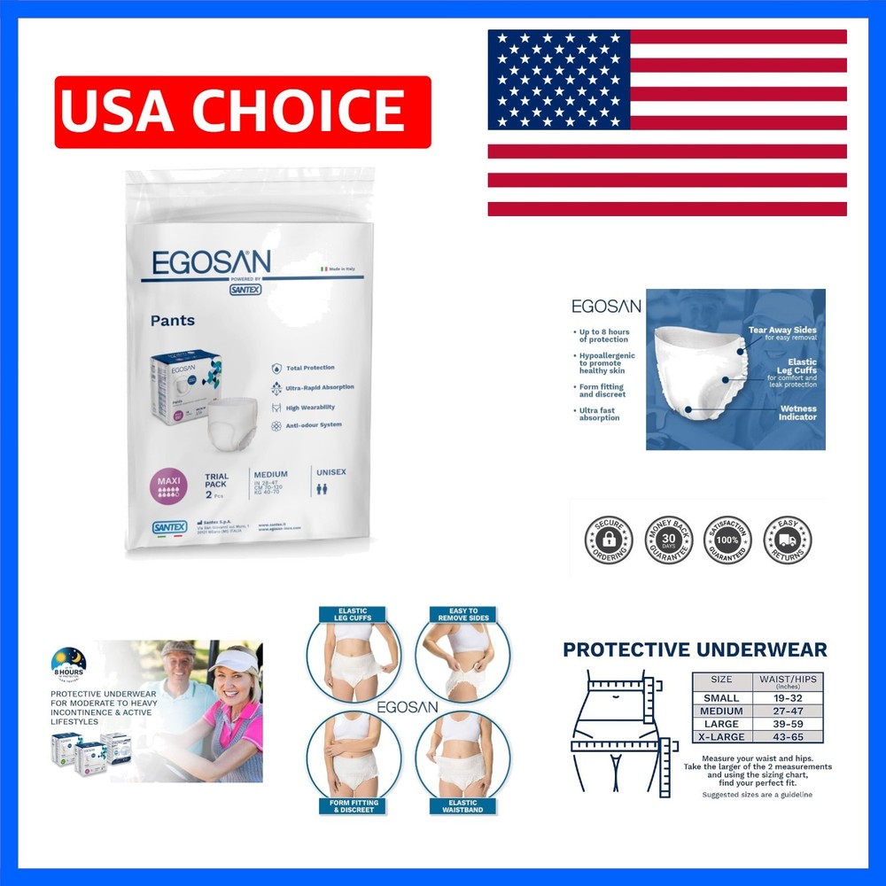 Max Absorbency Pull-Ups for Ultimate Overnight Protection – Medium 2 Count