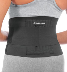 MUELLER Sports Medicine Adjustable Back Brace, Ideal for Upper and Lower Back Pa
