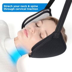 Head Sling Hammock Stretcher – Back Pain Relief Cervical Traction Doorknob Sling
