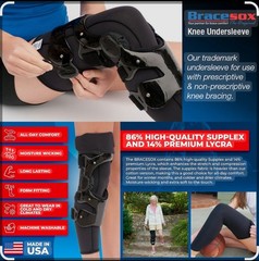 Braxesox Knee Undersleeve LARGE