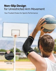 2 Pack Elbow Compression Braces – Ideal for Golf, Badminton, and Weightlifting