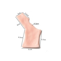 4Pcs Silicone Gel Therapy Wrist Thumb Support Arthritis Pressure Corrector Glove