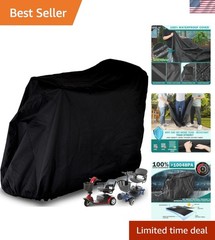 48″L x 22″W x 38″H Upgraded Mobility Scooter Storage Cover, 420D Oxford Fabri…