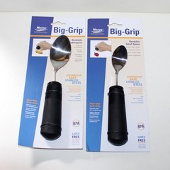 Big Grip Bendable Spoon lot 2 Norco Tablespoon + Small Parkinson’s Arthritis