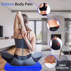 Gel Seat Cushion for Long Sitting Extra Thick Gel Cushion for Wheelchair So…..