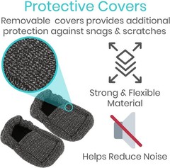 Replacement Walker Glide Covers 4 PCS Padded Feet Sliders For Indoor Outdoor New