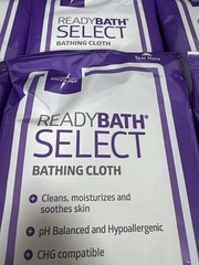 Lot of 6 Medline ReadyBath Select Bathing Cloths Fragrance Free Sealed EXP 3/26