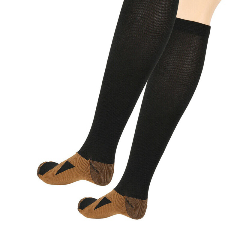MEDIAS DE COMPRESION PANTORRILLA STRONG 20-30MMHG MANGAS PARA DOLOR VARICES US