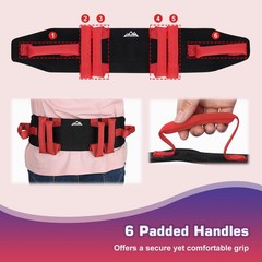 Gait Belt with Handles – Transfer Belts for Seniors, Bariatric, Disabled, Eld…