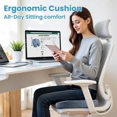 Non-Slip XX-Large Memory Foam Butt Pillow for Ultimate Back & Tailbone Comfort