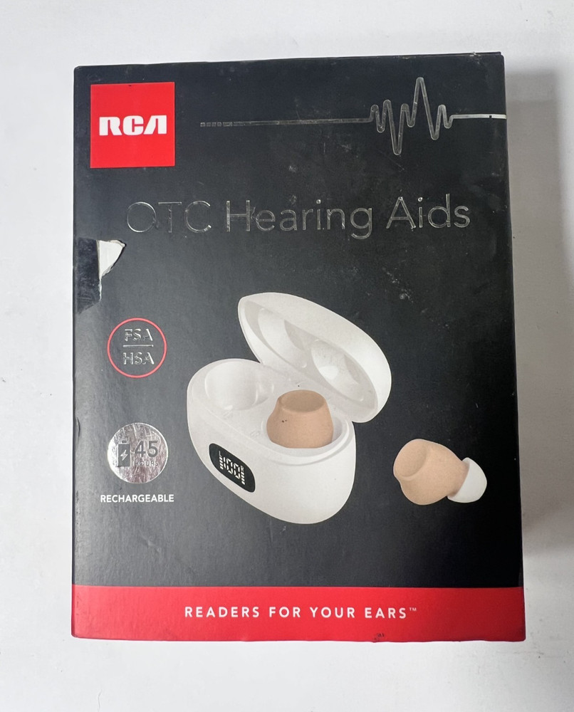 RCA OTC Hearing Aids RSH20BGW E CAW 01 FSA/HSA | Beige B0119 – Pre-Owned Nice!!!