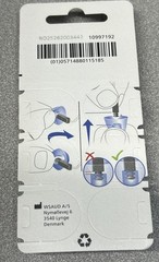 1 Pack XS Power Connexx Sleeve 3.0. Fits Signia Rexton Widex Miracle Ear. XSmall