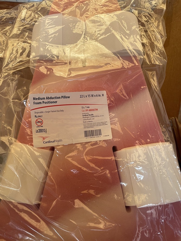 Cardinal Health Medium Abduction Pillow Size Foam Positioner 22x15x6 unopened!