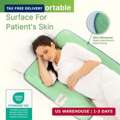 Bed Pads Washable Waterproof 34″x36″- Pack of 4 Incontinence Bed Pads & Washable