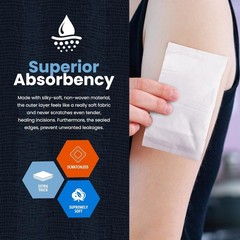 Combine ABD Pads 5 x 9 Inch, 40 Count Sterile Abdominal Pads, High Absorbency…