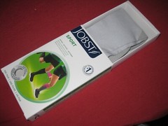 Jobst Sport Active Medical Compression Stockings – X-Lge, White, 20-30mmHg