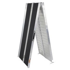 10FT Aluminum Multi-Folding Wheelchair Ramp Briefcase Style Portable Heavy Duty