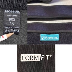 FULL FOAM OSSUR FORM FIT Post-Op Knee Brace Small 902 BRACES & 4 PADS 22.25 Inch
