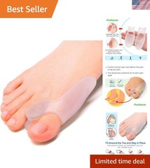 Soft Silicone Gel Bunion Pads – 8 Pack for Big Toe Comfort & Alignment
