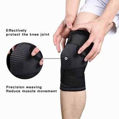2 × Knee Brace Compression Sleeve w/ Strap Pain Relief Knee Support Arthritis US