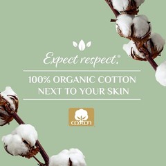 Organyc Organic Cotton Pads for Bladder Leaks Ultra Absorbent 20 Count