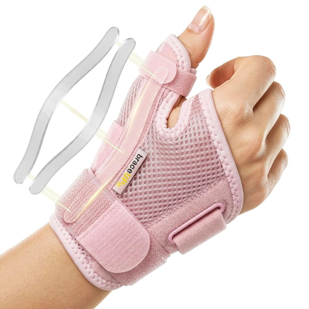 BraceUP Thumb Splint Brace Right Left Hand Women and Men, Spica Splint, CMC Thum